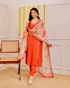 KF 2104 Kalaai Reyon Slub Kurti With Bottom Dupatta
